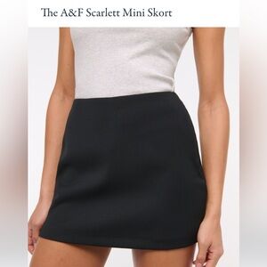 Abercrombie and Fitch A&F Scarlett Mini Skort